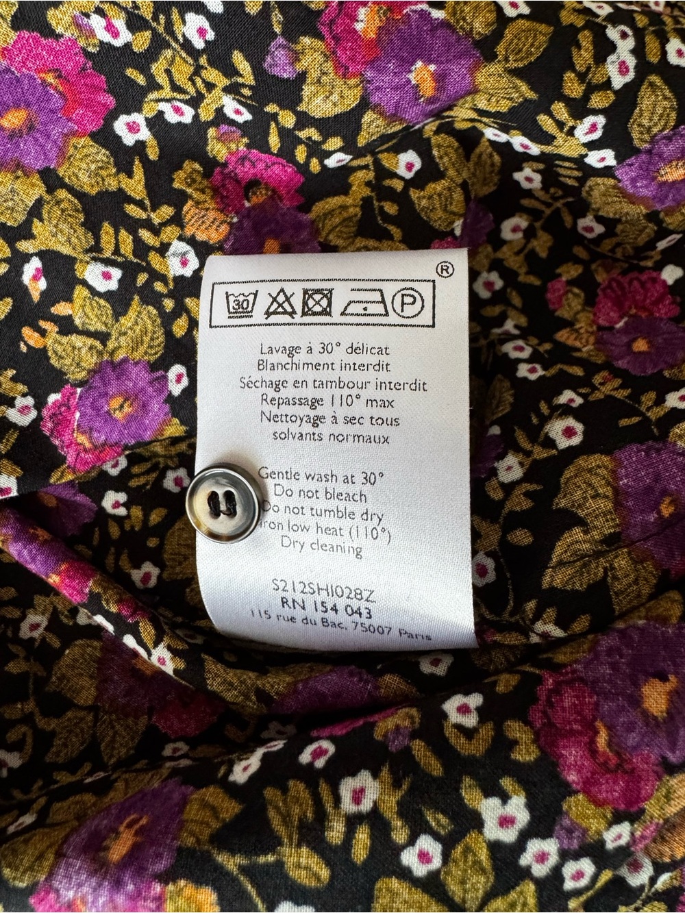 Sezane Chlo Shirt Woodland Flowers - Picture 8 of 11